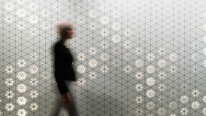 Philips Lighting’s Luminous patterns offer many design lighting options including this brilliant graphic light effect