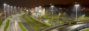 Szczecin city connects life with light