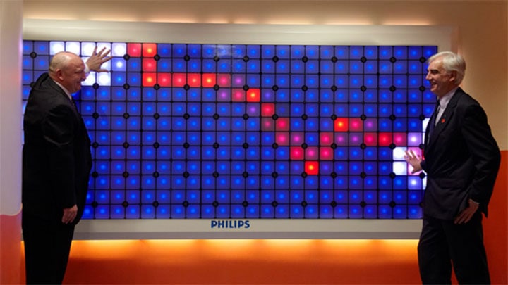 Philips Lighting's Imagination Light Canvas at Birminghan Children's Hospital