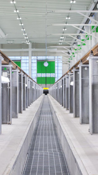 VR's maintenance hall is now a bright working environment thanks to Philips industry LED lighting