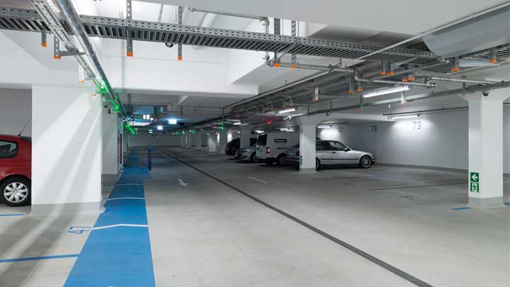 Klosterhof parking in Kempen, Germany