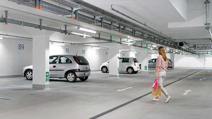 Klosterhof parking in Kempen, Germany
