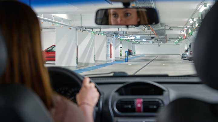 Klosterhof parking in Kempen, Germany