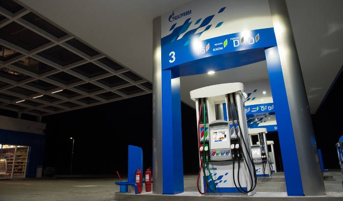 Gazprom petrol stations