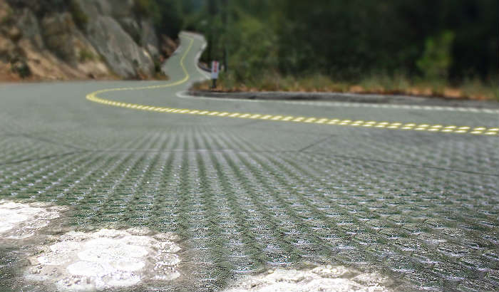 Solar powered roads