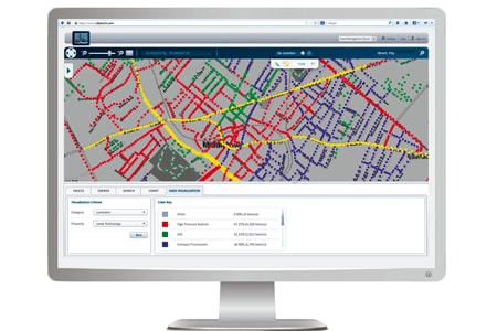 Picture shows how CityTouch LightPoint works