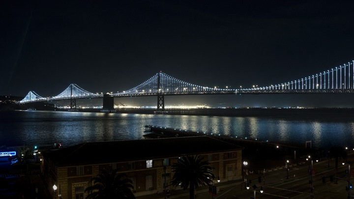 San Francisco city lighting