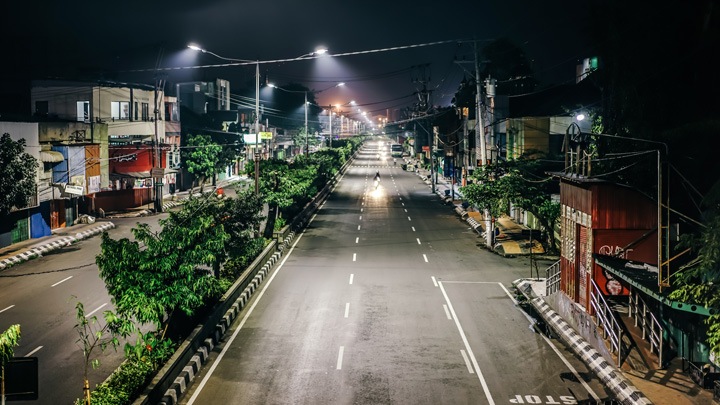 Semarang city lighting