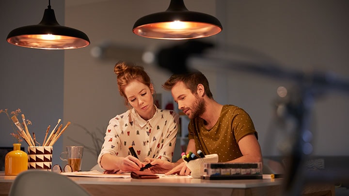 Philips table lamp store bulb