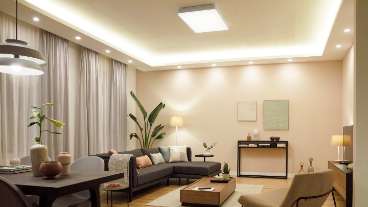 spotlights living room ideas