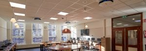 Virus inactivating UV-C helps to protect school educators and students